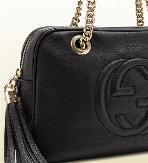 One Bag, Two Ways: Gucci Soho Disco Bag in Black 